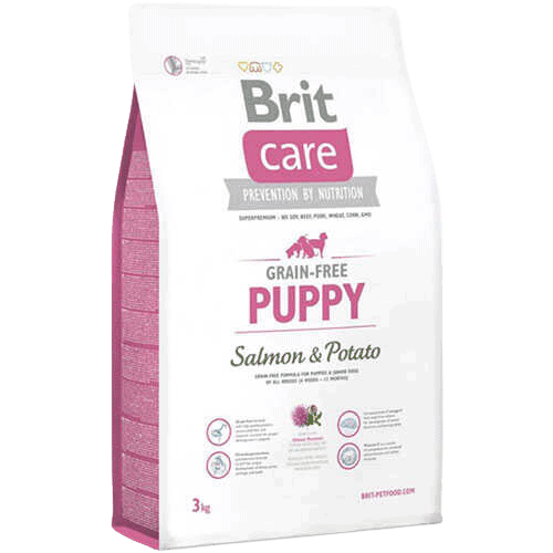 Brit Care Puppy Somonlu Tahılsız Yavru Köpek Maması 3 Kg