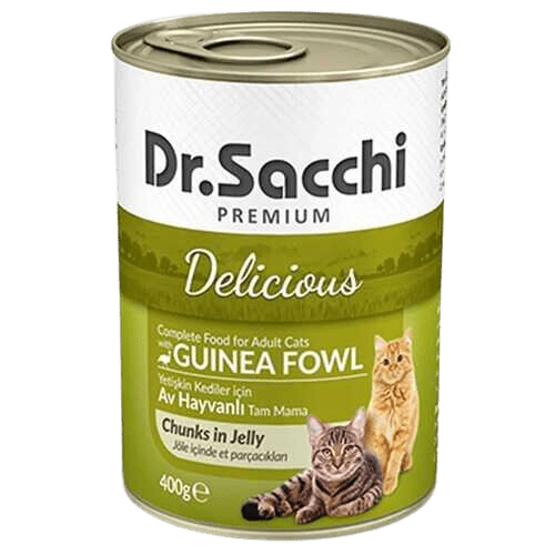 Dr.Sacchi Av Hayvanlı Yetişkin Kedi Konservesi 400 Gr