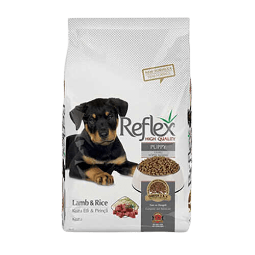 Reflex Kuzulu ve Pirinçli Yavru Kuru Köpek Maması
