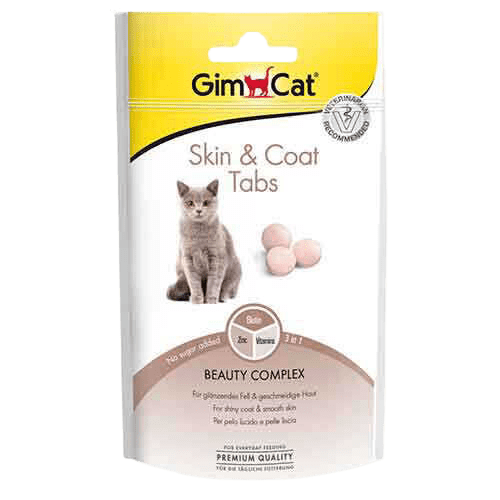 Gimcat Skin&Coat Tabs Deri&Tüy Sağlığı Kedi Ödül Tableti 40 Gr