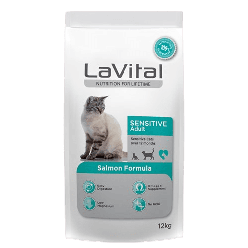 LaVital Sensitive Salmon Somonlu 12 kg Hassas Yetişkin Kuru Kedi Maması
