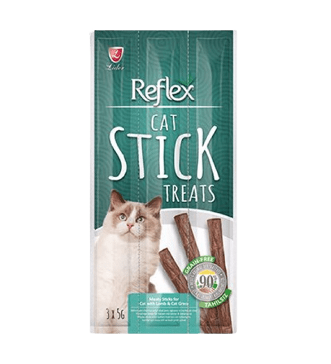 Reflex Stick Kuzu Etli Kedi Ödül Maması 3x5 Gr