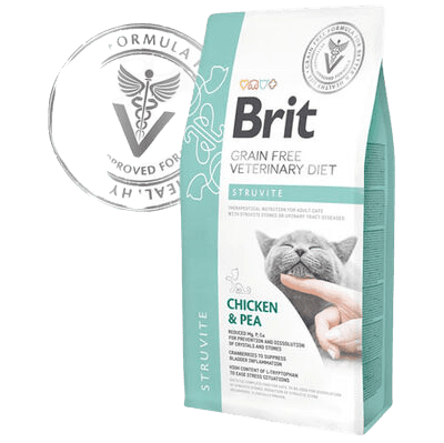 Brit Veterinary Diets Struvite Tahılsız Tavuk Bezelye Kedi Maması 2kg