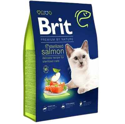 Brit Premium Sterilised 8 kg Kısırlaştırılmış Somonlu Yetişkin Kuru Kedi Maması