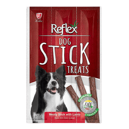 Reflex Kuzu Etli Stick Köpek Ödül Maması 3x11 gr