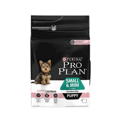 Pro Plan Puppy Small & Mini Sensitive Skin Somonlu ve Pirinçli Küçük Irk Yavru Köpek Maması 3 Kg