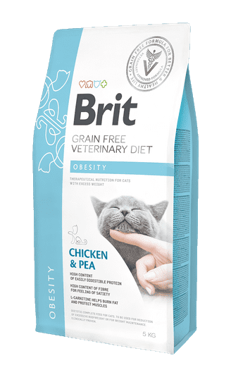 Brit Veterinary Diet Obesity Kilo Kontrolü için Tahılsız Kedi Maması 2 Kg