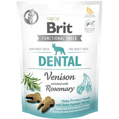 Brit Dental Biberiye Geyik Etli Köpek Diş Sağlığı Ödül 150 Gr