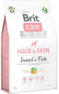 Brit Care Sensitive Digeston & Skin Balıklı Böcek Proteinli Yetişkin Köpek Maması 3 Kg