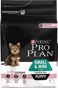 Pro Plan Puppy Small & Mini Sensitive Skin Somonlu ve Pirinçli Küçük Irk Yavru Köpek Maması 3 Kg