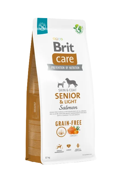 Brit Care Senior & Light Somonlu ve Patatesli Tahılsız Yaşlı Köpek Maması 12 Kg